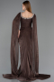 Abendkleid Lang Chiffon Braun ABU5868