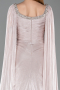 Abendkleid Lang Chiffon Nerzbraun ABU5868