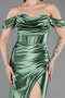 Minzgrün Abendkleid Lang ABU3611