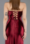 Weinrot Abschlusskleid Lang ABU4944