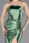 Türkis Abschlusskleid Lang ABU4944