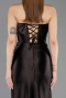 Braun Abschlusskleid Lang ABU4944
