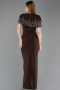 Standesamtkleid Lang Braun ABU5889
