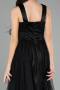 Schwarz Abendkleid Für Kinder Lang ABU2447