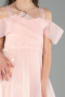 Abendkleid für Kinder Lang Lachs ABU5903
