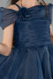 Abendkleid für Kinder Kurz Marineblau ABK2566