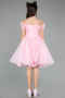 Abendkleid für Kinder Kurz Rosa ABK2566