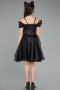 Abendkleid für Kinder Kurz Schwarz ABK2566