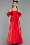 Abendkleid für Kinder Lang Rot ABU5912