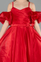 Abendkleid für Kinder Lang Rot ABU5912