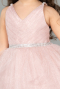Abendkleid für Kinder Kurz Altrosa ABK2569