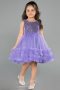 Abendkleid für Kinder Kurz Violette ABK2570