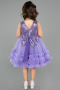 Abendkleid für Kinder Kurz Violette ABK2570
