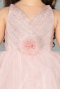 Abendkleid für Kinder Kurz Altrosa ABK2571