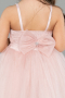 Abendkleid für Kinder Kurz Altrosa ABK2571