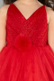 Abendkleid für Kinder Kurz Rot ABK2571