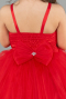 Abendkleid für Kinder Kurz Rot ABK2571