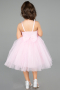 Abendkleid für Kinder Kurz Puder ABK2571