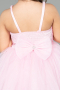 Abendkleid für Kinder Kurz Puder ABK2571