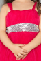 Fuchsie Abendkleid Für Kinder Lang ABU3031