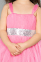 Abendkleid für Kinder Lang Rosa ABU3031