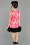 Abendkleid für Kinder Kurz Fuchsie ABK2574