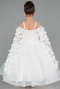 Brautkleid für Kinder Lang Weiß ABG179