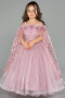 Brautkleid für Kinder Lang Puder ABG179