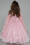 Brautkleid für Kinder Lang Puder ABG179