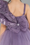 Brautkleid für Kinder Lang Lila ABG180