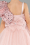 Brautkleid für Kinder Lang Puder ABG180