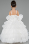Brautkleid für Kinder Lang Weiß ABG181