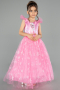 Abendkleid für Kinder Lang Rosa ABU5907