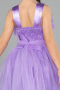 Abendkleid für Kinder Lang Lila ABU3909