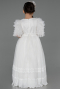 Abendkleid für Kinder Lang Weiß ABU3046