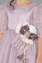 Abendkleid für Kinder Lang Lila ABU3046