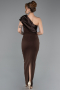 Braun Partykleid Midi ABK2337
