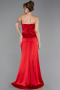 Abschlusskleid Lang Satin Rot ABU5923