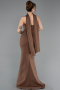 Braun Abendkleid İm Meerjungfrau-Stil Lang ABU5566
