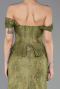 Abendkleid Lang Spitze Khaki ABU5609
