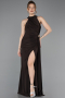 Abschlusskleid Lang Braun ABU5918