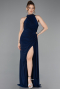 Abschlusskleid Lang Marineblau ABU5918