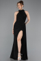 Abschlusskleid Lang Schwarz ABU5918