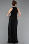 Abschlusskleid Lang Schwarz ABU5918