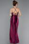 Pflaume Abschlusskleid Lang ABU3247