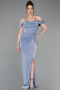 Abschlusskleid Lang Indigo ABU5925