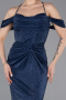 Abschlusskleid Lang Marineblau ABU5925