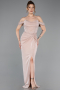 Abschlusskleid Lang Puder ABU5925