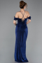 Abschlusskleid Lang Sächsischblau ABU5925