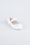 Kinder-Ballerina Leder Weiß SE2